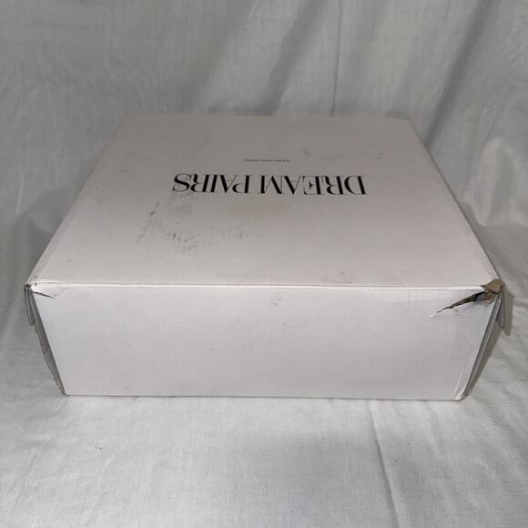 NEW! DREAM PAIRS Women's Hi-Lo Open Toe Dress Heels Pump Sandal Size 11, Blue - Picture 9 of 11